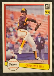 1982 Donruss #44 Chris Welsh RC! San Diego Padres - Picture 1 of 2