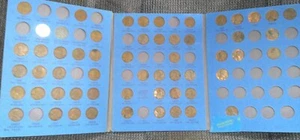 1941-1964 Lincoln One Cent Book 64 Coins - Picture 1 of 2