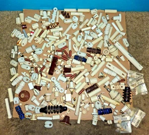 Lote de 16 libras de porcelana cerámica aislantes esparcidores radioaficionado etc. - Imagen 1 de 6