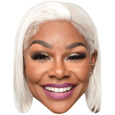 Jade Cargill (Smile) Celebrity Mask, Flat Card Face - Image 1 of 3