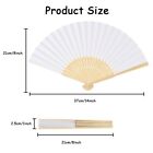 New 10/20/30 Pieces of White Foldable Paper Fan Portable Wedding Gift