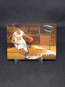 2009 Press Pass Fusion Revered Relics Silver /99 #RRDA DJ Augustin