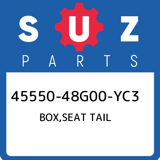 Caja Suzuki 455550-48G00-YC3, asiento trasero 4555048G00YC3, pieza original nueva OEM Foto 1 de 1
