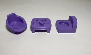 Fisher Price Little People Happy Sounds Home Furniture Chair & Table Replacement - Picture 1 of 5