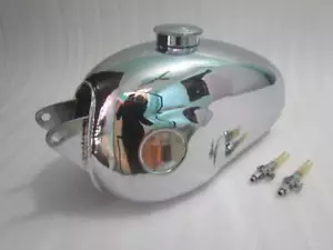 Fit Hodaka Chrome Fuel Tank 125 Combat Wombat Model 95 Super Rat Road Toad Dirt - Picture 1 of 7