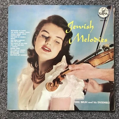 Emil Bruh And His Ensemble: Jewish Melodies 12" VINYL Record LP Album Rare Folk - Image 1 of 2