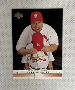 2002 Oberdeck Mark McGwire #745 Checkliste Baseballkarte St. Louis Cardinals - Bild 1 von 2