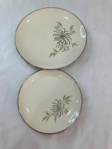 FRANCISCAN  SILVERMIST  1 EACH SALAD & DESSERT PLATES  MASTERPIECE CHINA    VGC - Picture 1 of 4