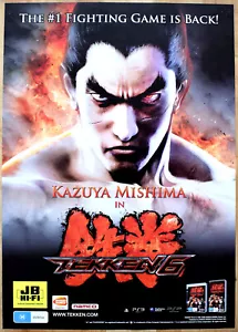 Tekken 6 RARO PS3 PSP 59cm x 84cm Poster Promozionale #1 - Foto 1 di 4