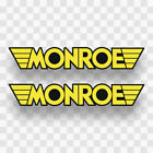 2x MONROE Stickers Vinyl Decals Shocks Struts Car Truck Window Racing Race