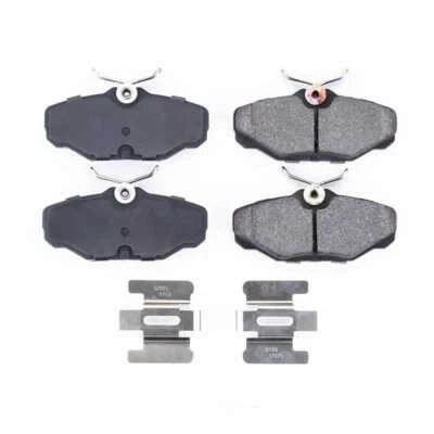 Disc Brake Pad Set-Rear Z17 Low-Dust Ceramic Brake Pads with Hardware Power Stop Foto 1 de 4