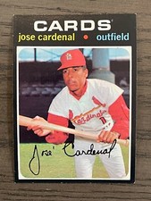 1971 Topps Jose Cardenal #435 St. Louis Cardinals (B)