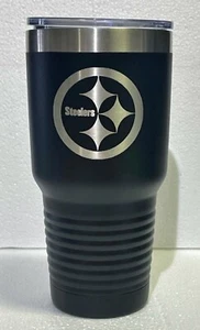 Pittsburgh Steelers Polar Camel 30 oz Black Ringneck Vacuum Insulated Tumbler - Picture 1 of 1