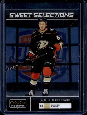 2022-23 O-Pee-Chee Platinum #SS-3 Jacob Perreault Sweet Selections Anaheim Ducks - Image 1 of 2