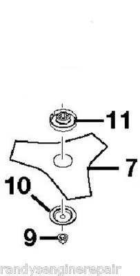 TRI ARC BLADE KIT HOMELITE HK33 GSTBC ST285 ST385 ST485 - Image 1 of 2