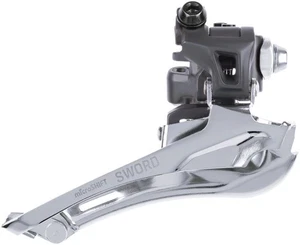 microSHIFT Sword Front Derailleur - 10-Speed, Double, 46-52t Max Ring, Braze-On, - Picture 1 of 1