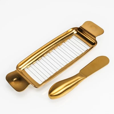 Butter Slicer Cutter, Stainless Steel Multipurpose Cheese Slicer, Food Cutter... - Image 1 of 4