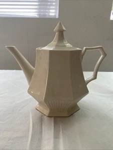 Vintage Nikko Classic Collection Weiß Achteck Teekanne Japan Mid Century MCM - Bild 1 von 4