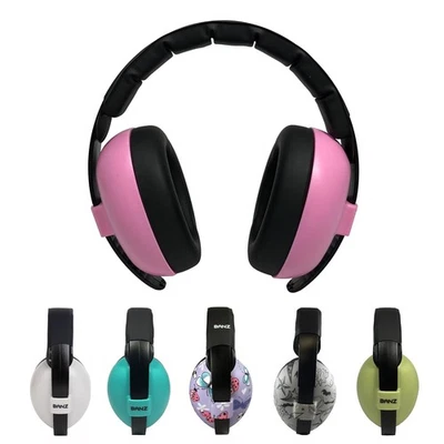 Auriculares para bebé Banz Bubzee para protección contra el ruido - Orejeras, rosa  Foto 1 de 4