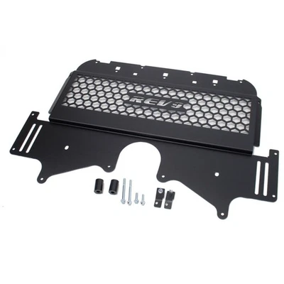 Rev9 Oil Cooler Skid Plate Underhood Shield for BMW G80 M3 2021-24 (Black) - Image 1 of 4