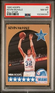 1990 nba hoops kevin mchale #6 PSA 8 - Picture 1 of 2