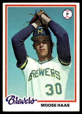 1978 Topps Moose Haas Milwaukee Brewers #649 - Image 1 of 2