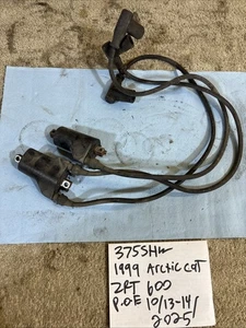 1999 arctic cat ZRT 600 ignition coils spark plug wires 375 - Picture 1 of 7