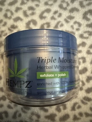 HEMPZ TRIPLE MOISTURE HERBAL WHIPPED CREME BODY SCRUB  - Image 1 of 3