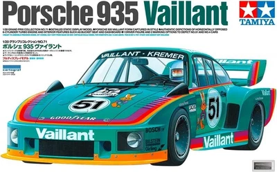 Tamiya 1/20 Porsche 935 Vaillant Model Kit 20071 Japan New Grand Prix Series - Immagine 1 di 4