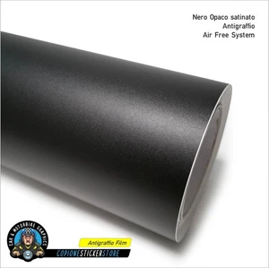 Pellicola Antigraffio Nera Opaca Ruvida per auto e moto - Picture 1 of 2