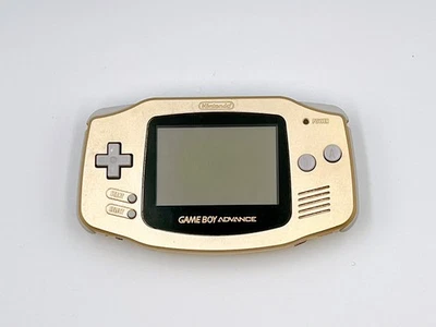 Consola Game Boy Advance dorada GBA auténtica probada región libre leer Foto 1 de 4