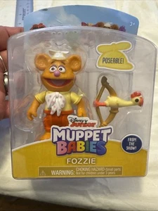 Disney Junior Muppet Babies Poseable Figure Playset FOZZIE NIP Jim Henson Muppet - Picture 1 of 13