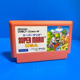 Super Mario USA Famicom FC Nintendo Cartridge No Box Manual HVC-MT Tested Used