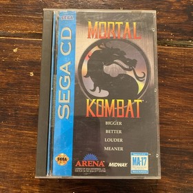 Mortal Kombat (Sega CD, 1993) Complete W Reg - Tested - Authentic And Poster