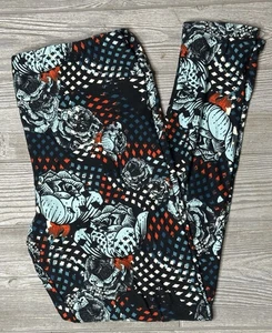 NUEVO Leggings LuLaRoe TC altos y curvilíneos flores florales multicolores - Imagen 1 de 1