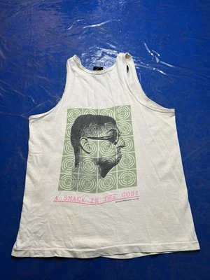 Vintage 1987 Gotcha Tank Top Shirt Small Surf-Wear USA A Smack In The Gob - Image 1 of 4
