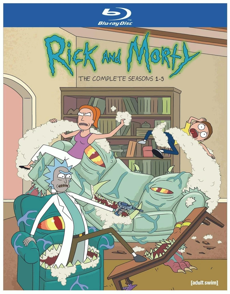 Rick and Morty Seasons 1-5 Blu-ray  NEW - Image 1 of 4