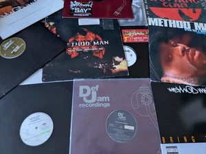 140 X 12" job lot of Hip Hop Vinyls - Nas, Wu Tang, 50 Cent, Biggie, Tupac Etc. - Picture 1 of 7
