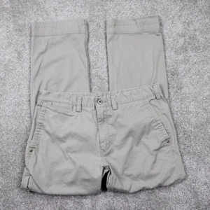 Duluth Trading Pants Mens 34x32 Beige Ballroom Duluthflex Trim Fit Stretch - Picture 1 of 13