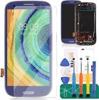 TFT For Samsung Galaxy S3 i9300 LCD Display Touch Screen Replacement Frame Blue
