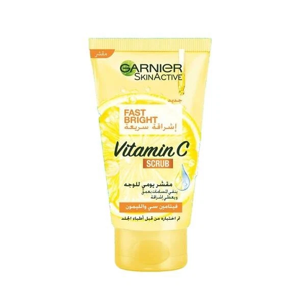 Garnier Fast Bright Vitamin C & Lemon Scrub 150ml - Image 1 of 1