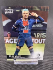 2020 2021 Stadium Club Chrome UEFA Champions League #75 Kylian Mbappe Base PSG