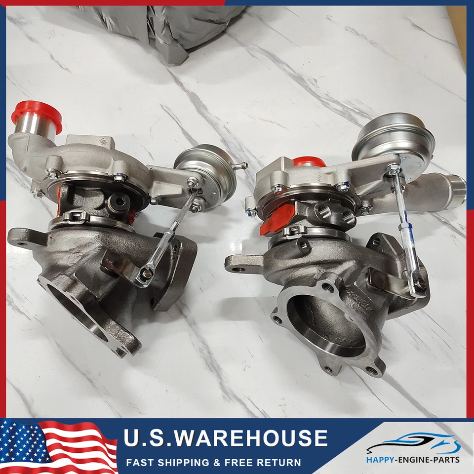 Left & Right Turbo Turbocharger Set for Ford Explorer Flex Lincoln MKS 3.5 10-19 - Image 1 of 4