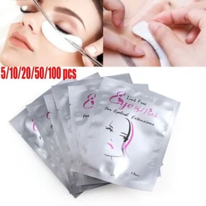 Lashes Under Eye Gel Pads Lint Free Eyelashes Extension Eye Paper Patches - Picture 1 of 17