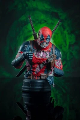 Gentle Giant Marvel Zombie Deadpool Bust SDCC Exclusive - Image 1 of 4