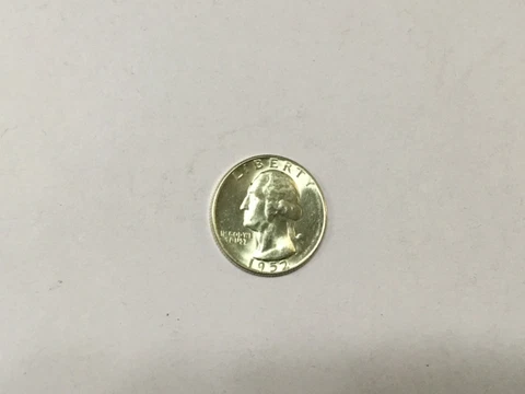 1952 S BU SILVER WASHINGTON QUARTER. NICE COIN! Cover
