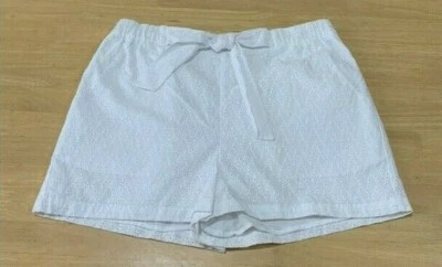 Niñas Talla 16 Forrado PANTALONES CORTOS Material Cinturón Target Blanco Bordado NUEVO 3338 Foto 1 de 4