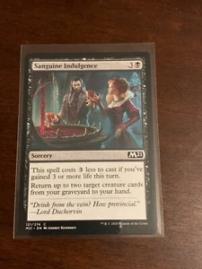 Magic The Gathering 2021 Sanguine Indulgence - Imagen 1 de 2