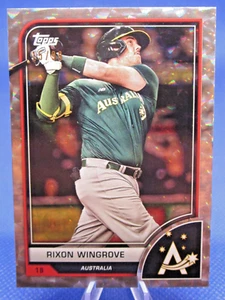 2023 TOPPS WORLD BASEBALL CLASSIC #76 RIXON WINGROVE CRACKED ICE FOIL 15/99 - Picture 1 of 2