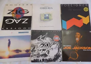 LOT: 6x Rock/AOR 12" LPs - Foreigner/Joe Jackson/Chris Rea/Hooters/Steve Miller - Picture 1 of 8